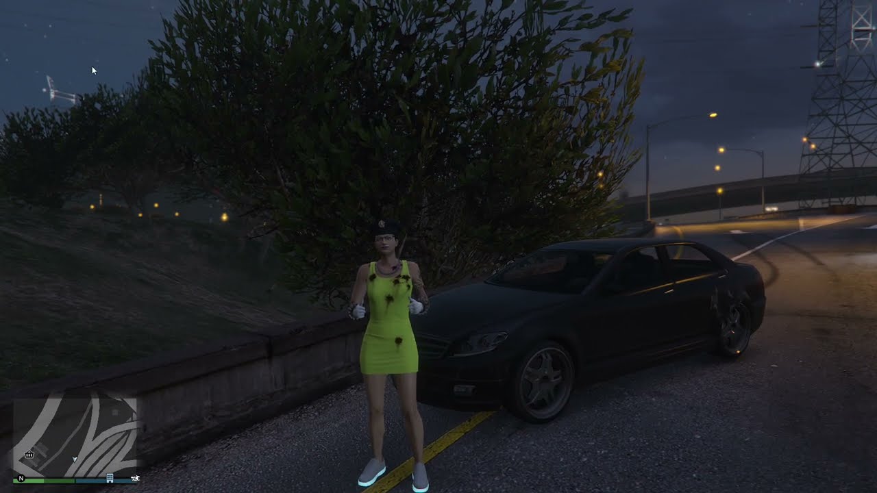 GTA V Salvage Yard Robbery, The GangBanger Robbery, Police Maverick