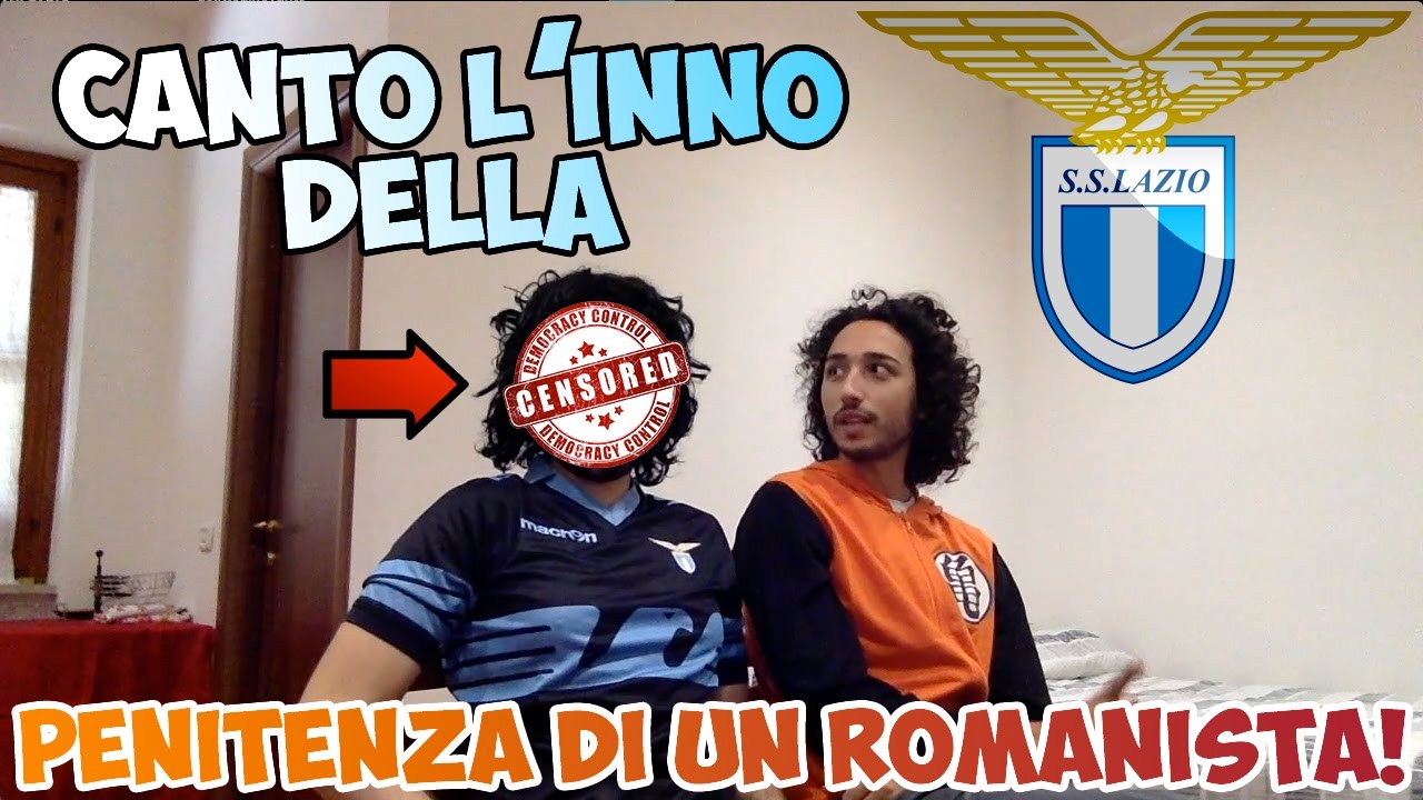 CANTO L'INNO DELLA LAZIO! PENITENZA EPICA DI UN ROMANISTA
