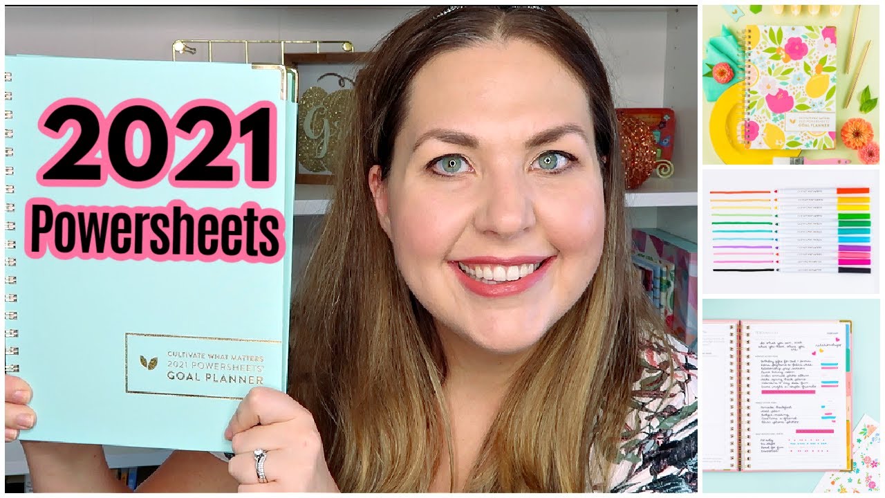 The 2021 Powersheets Are HERE!! | Cultivate What Matters 2021 Powersheets Walkthrough & Accessories
