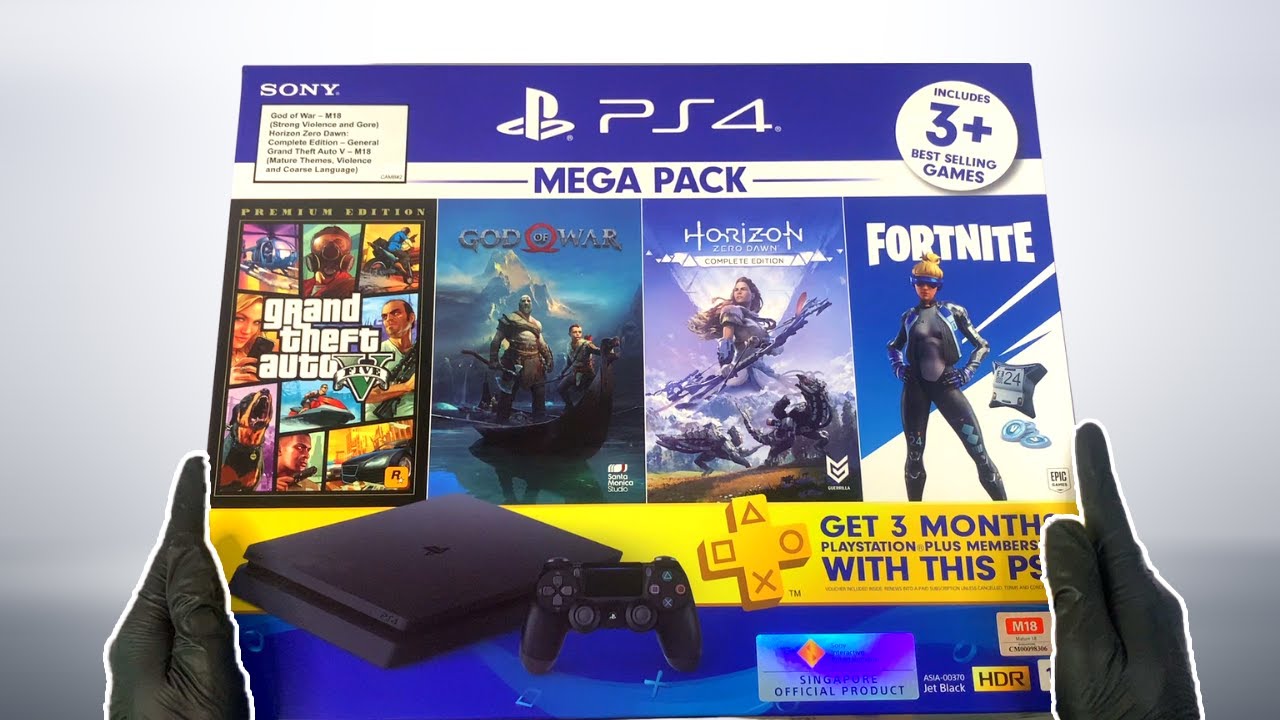 Unboxing Sony Mega Pack 2 - PlayStation 4