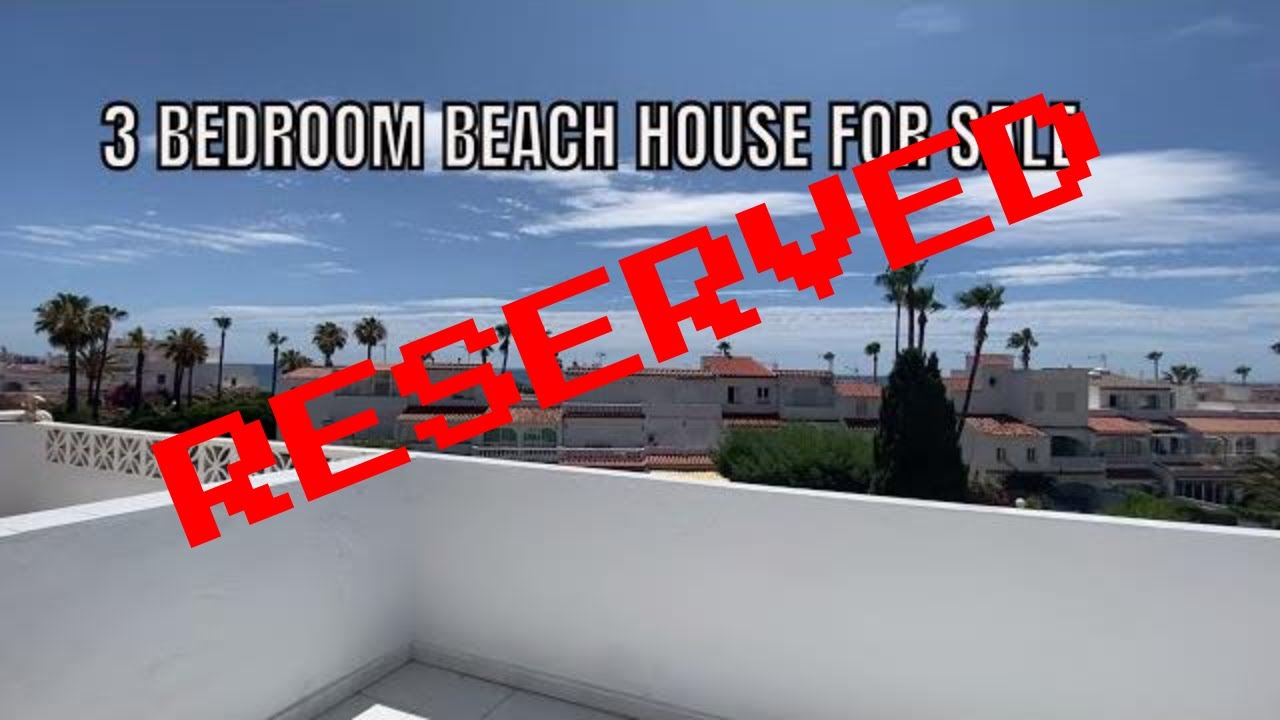 BEACH HOUSE Playa Paraiso 3 Bedroom + covered garage space 215000€