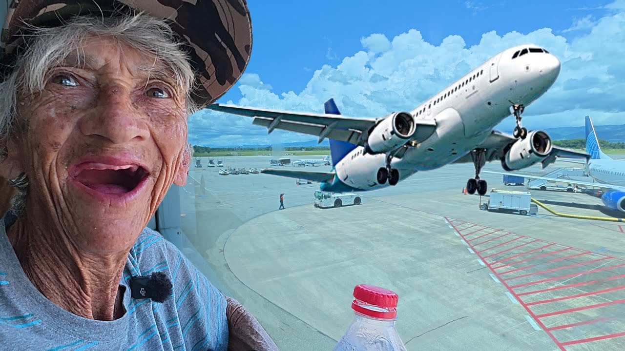 Maximo el Viejo de Bejucal, con casi 90 años al Fin  Conoce un Aeropuerto