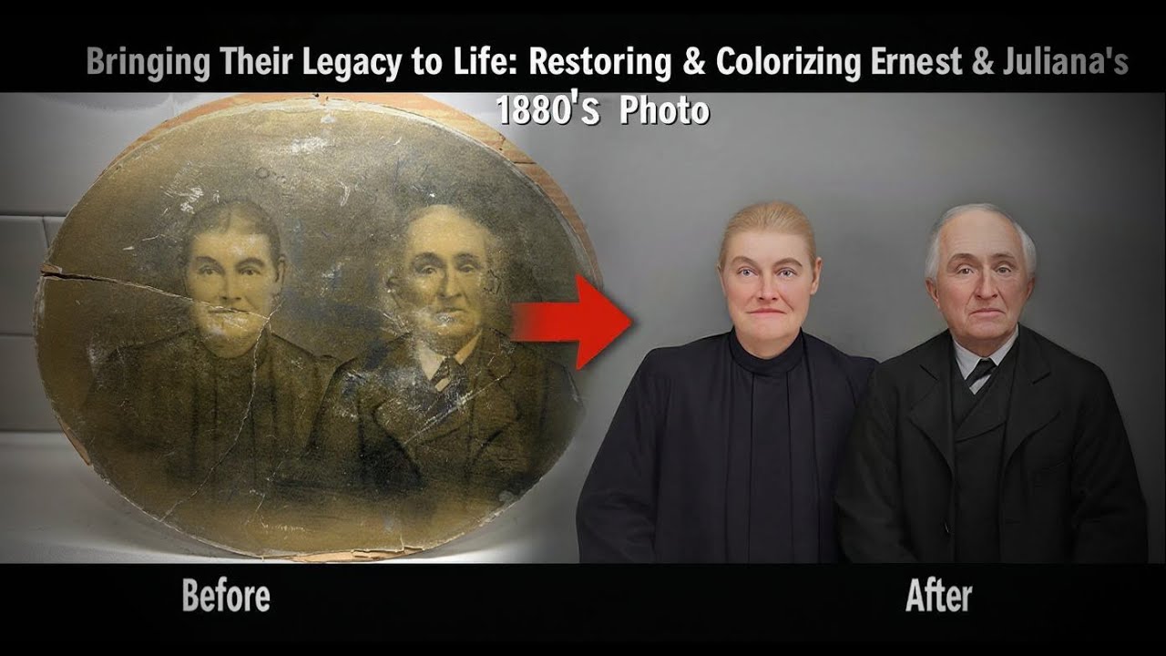 It took 6hrs to restore and colorize this 1800s photo, watch me restore it in 7 minutes.