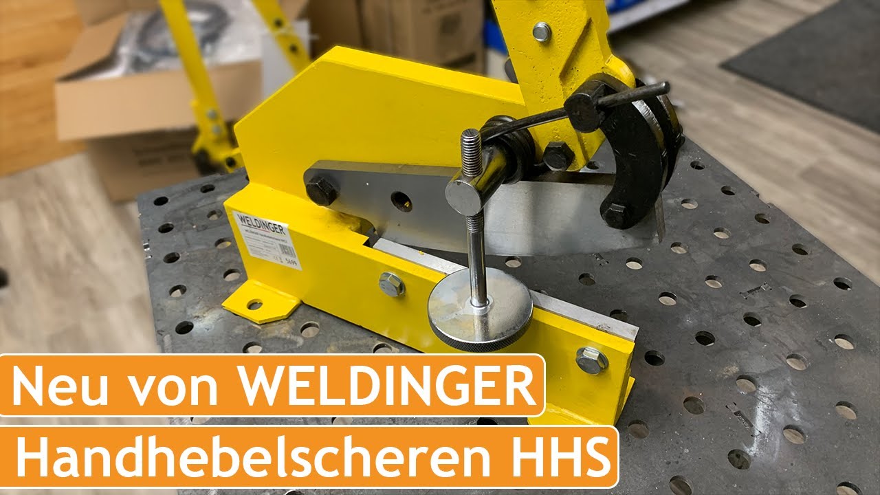 Handhebelschere HHS von WELDINGER | Bleche einfach und sauber trennen | ein muss f&uuml;r Metallbau