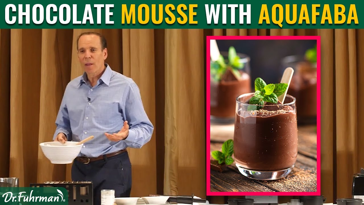 How to Make Fluffy Chocolate Mousse with Aquafaba — with Dr. Joel Fuhrman | The Nutritarian Diet