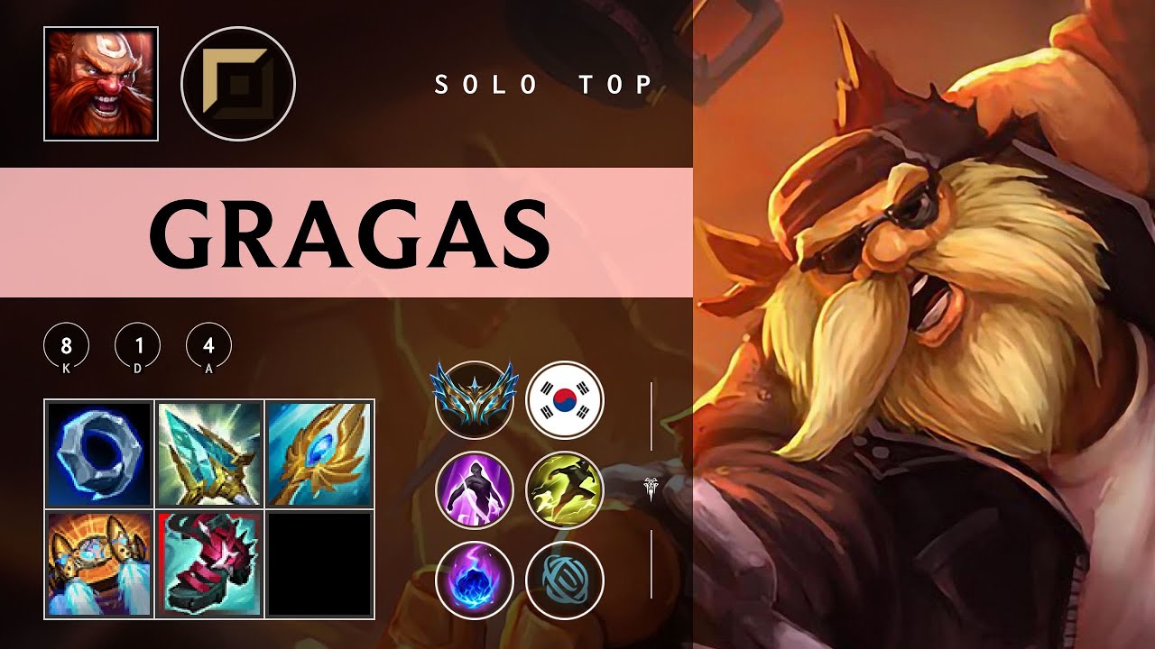 Gragas Top vs Jax - KR Challenger Patch 25.24