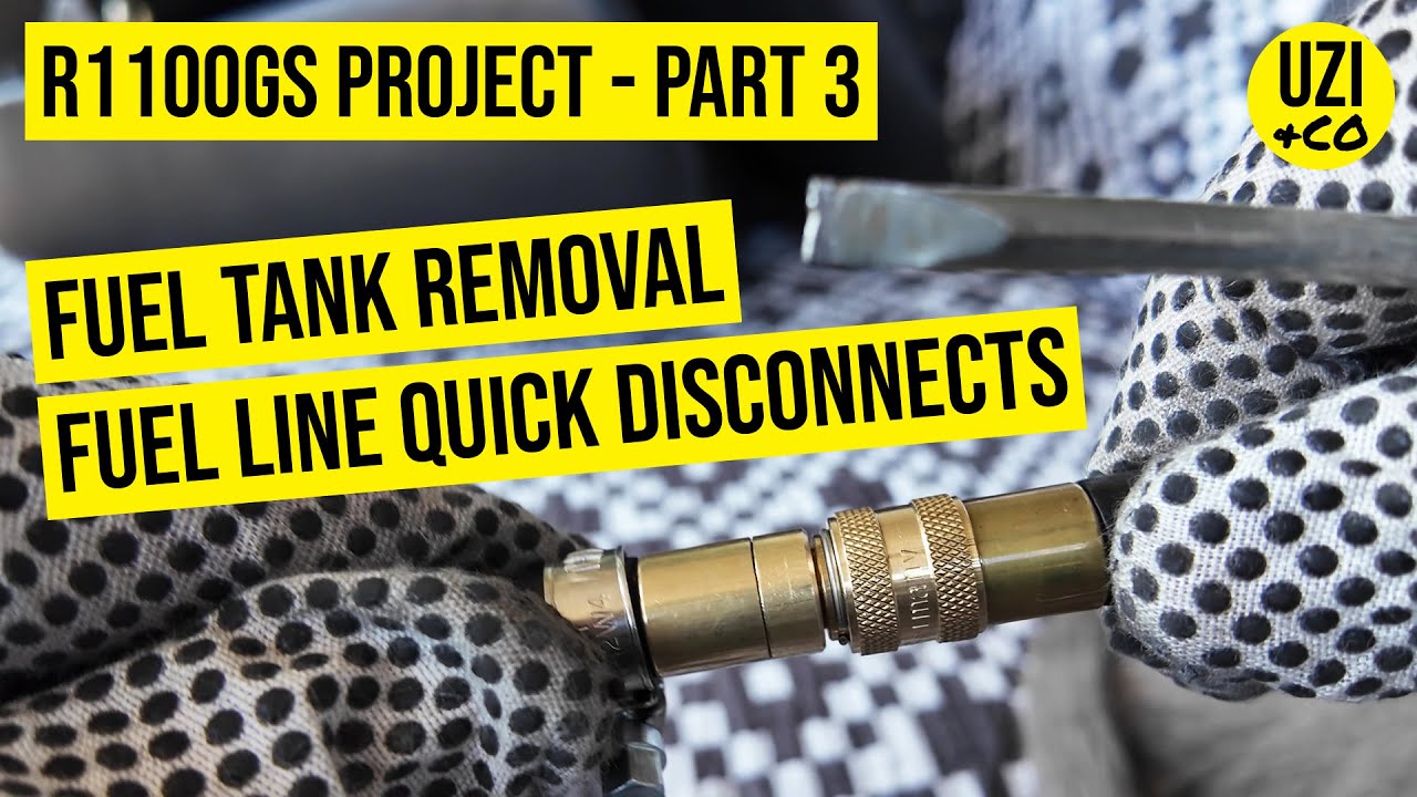 BMW R1100GS: Fuel Tank Removal & Fuel Line Quick Disconnects (Overhaul Project, Part 3)
