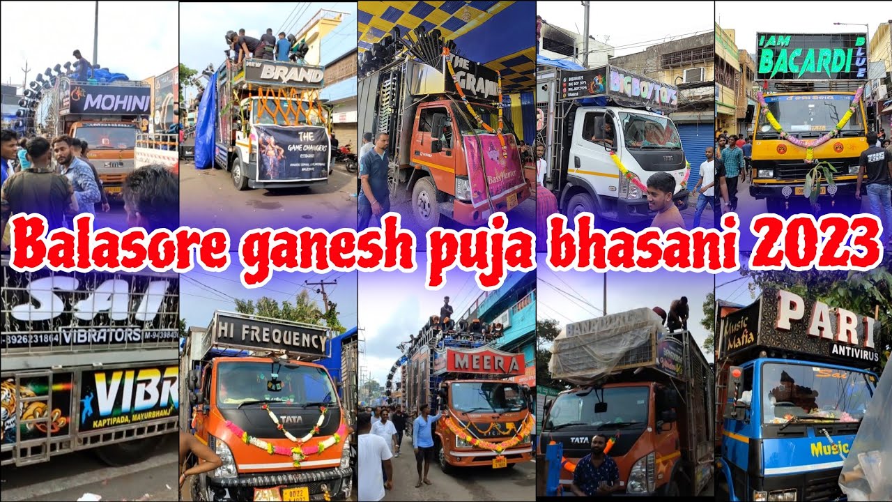 Balasore Ganesh Puja bhasani 2023 |🔥 Awesome DJ's on the play | Balasore hanged| 👀#dj #trending