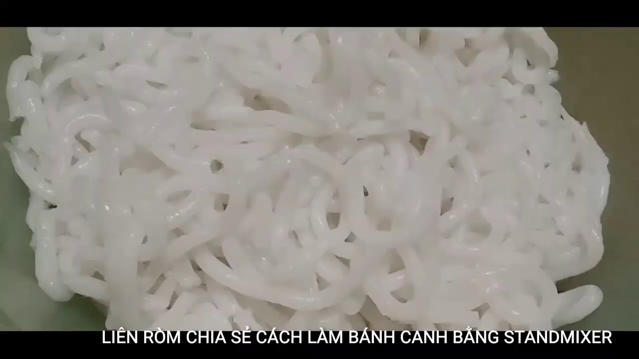 BÁNH CANH LÀM BẰNG MÁY KENWOOD STANDMIXER CHEF ELITE XL 1400W DAI BỎ THẲNG VÔ NỒI NƯỚC LÈO KHÔNG GÃY
