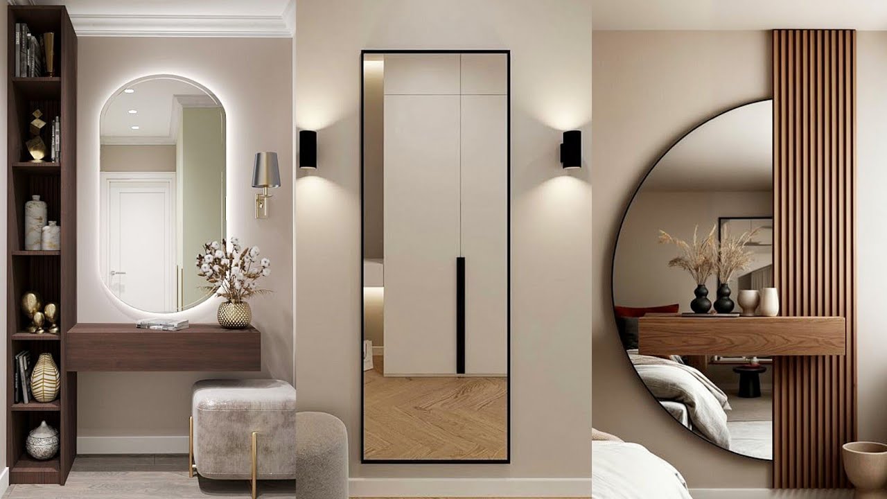 Modern Room Mirrors Design Ideas | Mirror Magic! 100 Illusion Tricks To Double Your Space Instantly