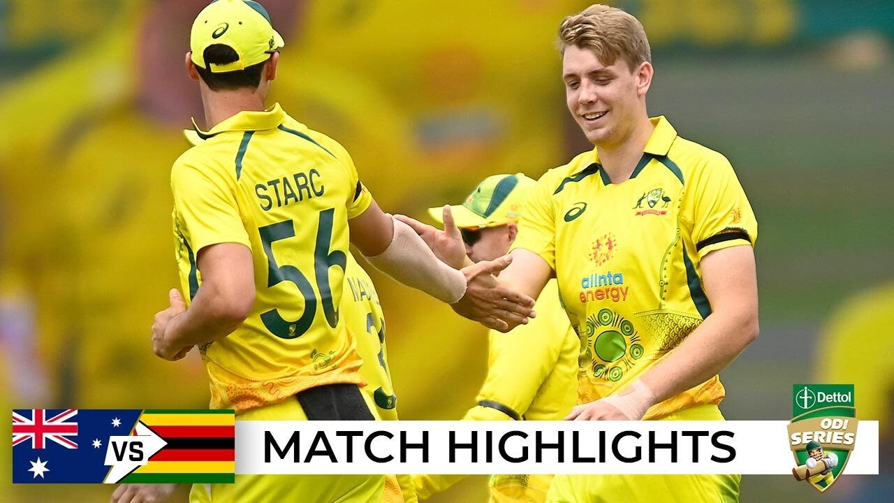 Green’s five, Maxi fireworks propel Aussies to victory | Australia v Zimbabwe 2022