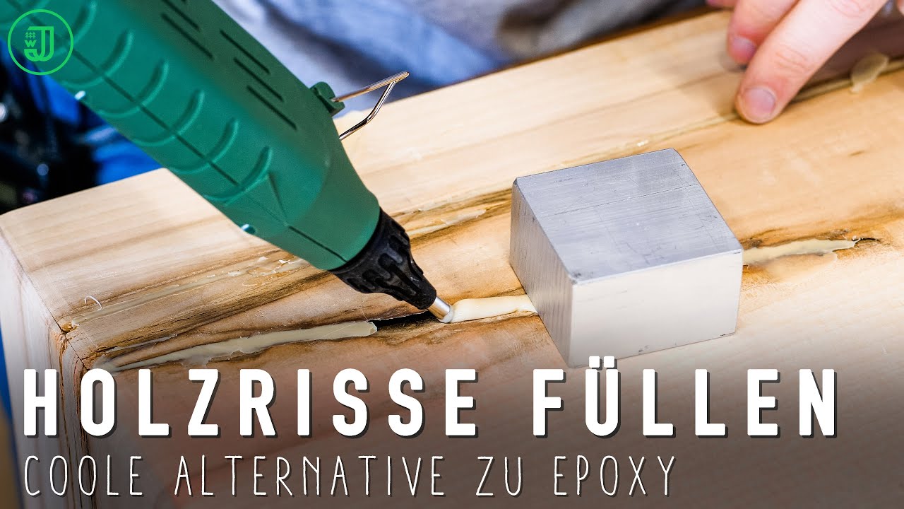 HOLZRISSE einfach und schnell f&uuml;llen - OHNE EPOXY! | Jonas Winkler