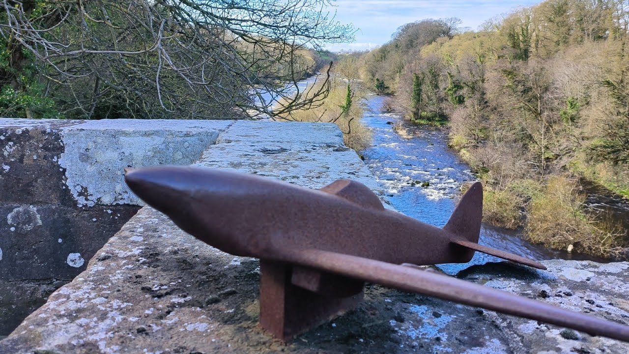 Fly fishing. river tees , ..spitfire bridge .April 2023