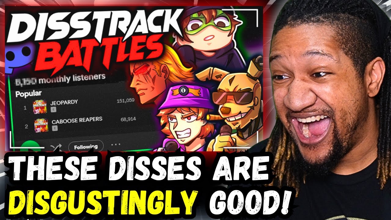 Slashest - We made INSANE Diss Tracks in Discord | Reaction!