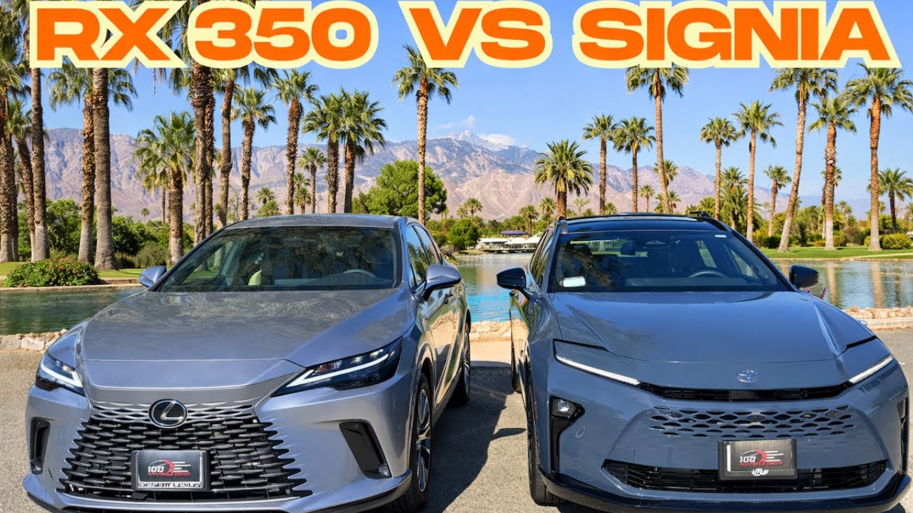 Surprising Interior Winner? 2025 Toyota Crown Signia vs Lexus RX 350 Head-to-Head