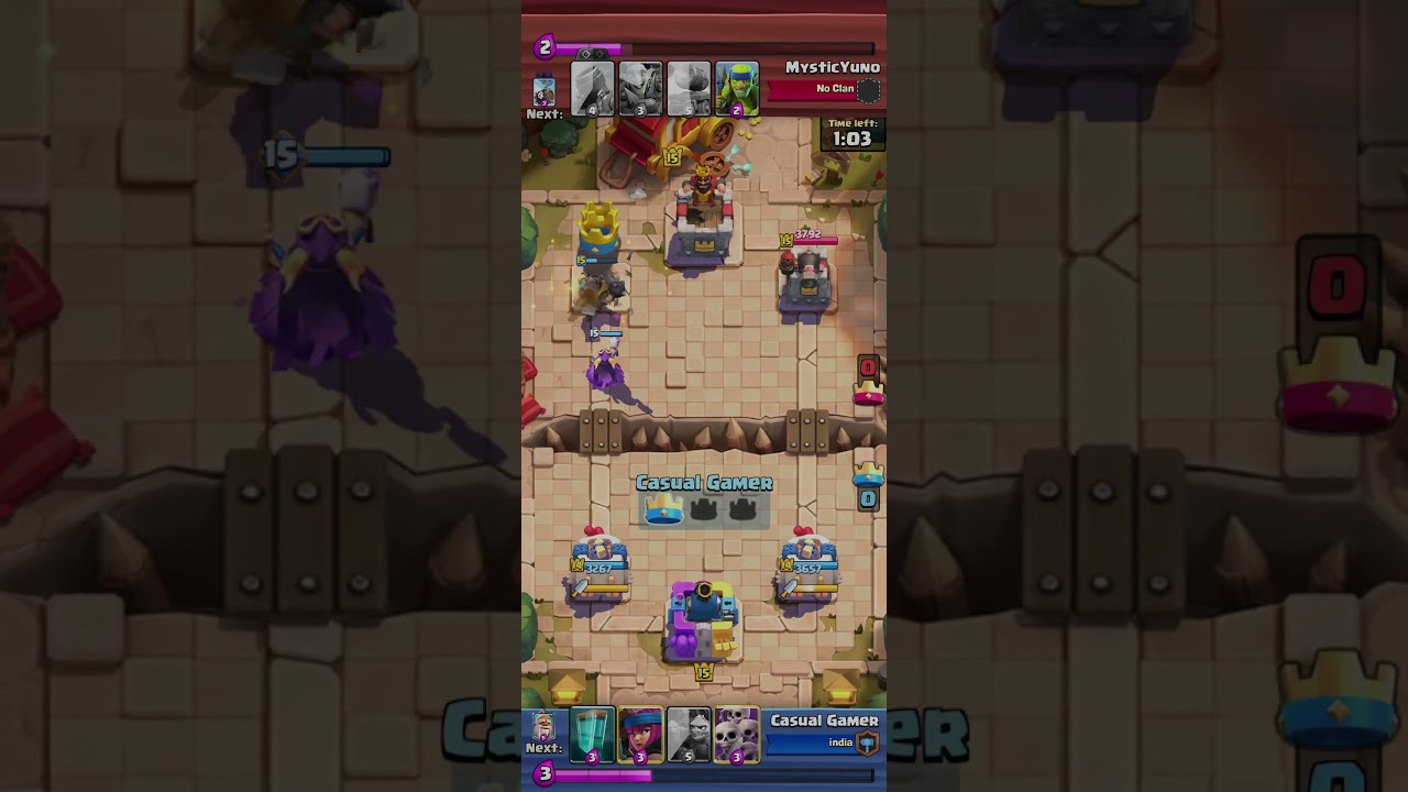 Clash Royale Gameplay | Yuno🐸🐸🐸 #clashroyale #gameplay #gaming #casualgamer