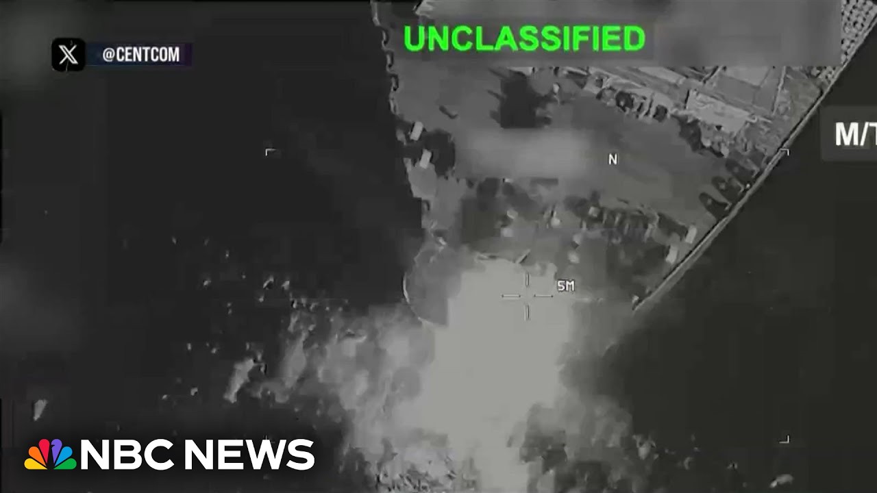 U.S. strikes Iran oil tankers after Iran fires at Naval ships
