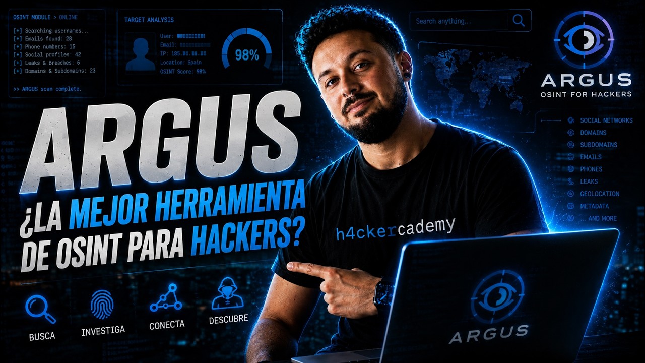 ARGUS - ¿La mejor HERRAMIENTA de OSINT para HACKERS?  🔎💻