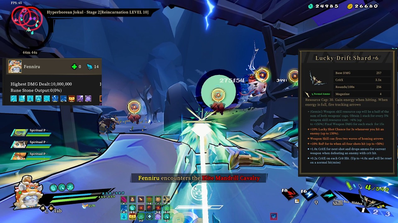 [Gunfire Reborn] Drift Shard kinda makes Lei Luo good