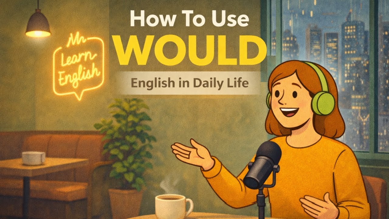 How to Use WOULD in English | Learn English with Real Conversations Podcast