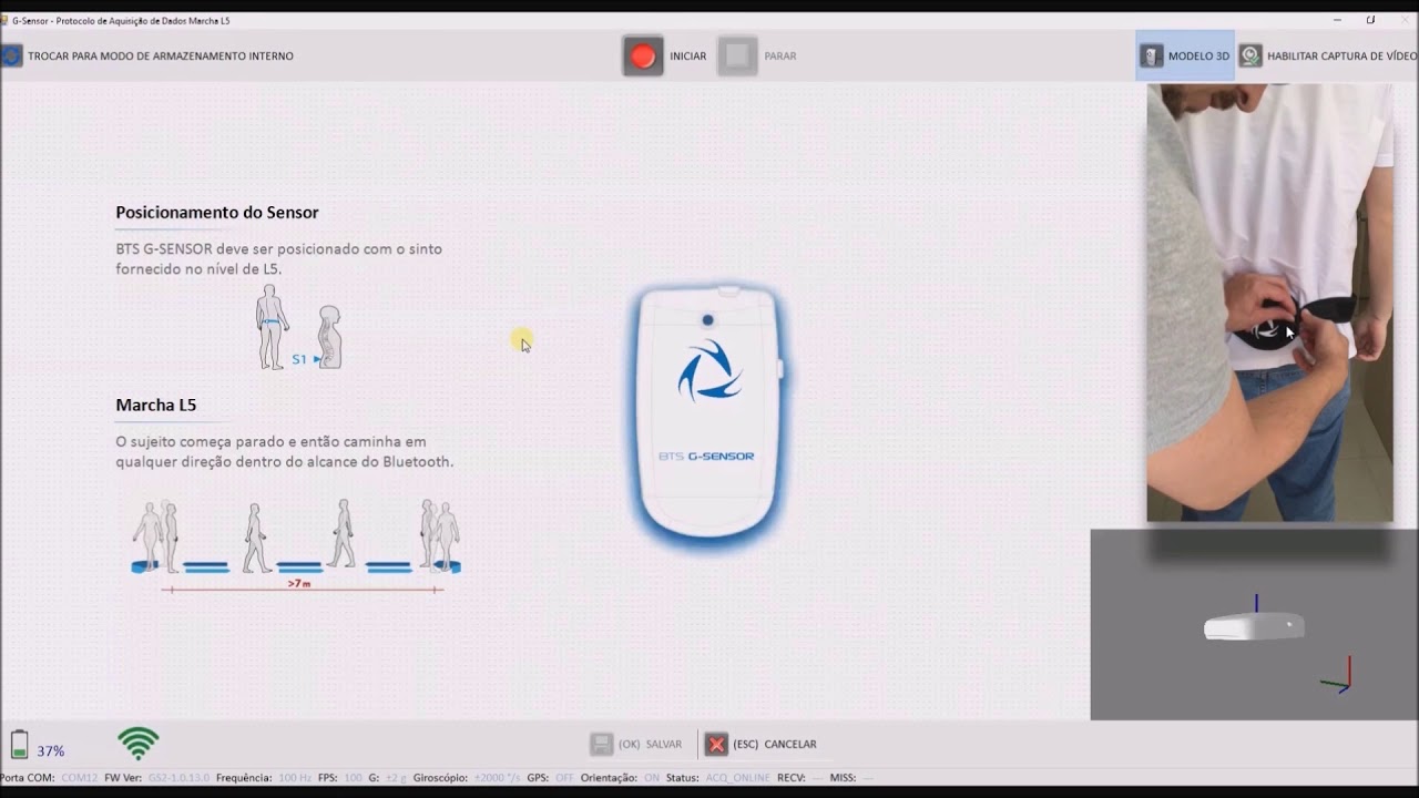 Análise de Marcha com G-WALK