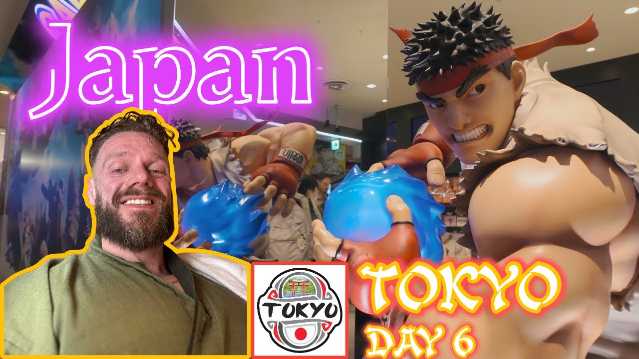 Japan Vlog Day 6 | Shibuya Crossing, Akihabara Electric Town & Capcom Store 🎮🌆