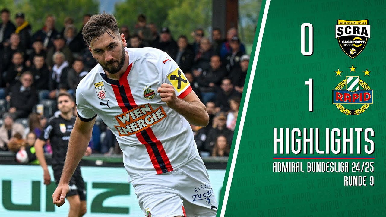 Highlights: SCR Altach - SK Rapid