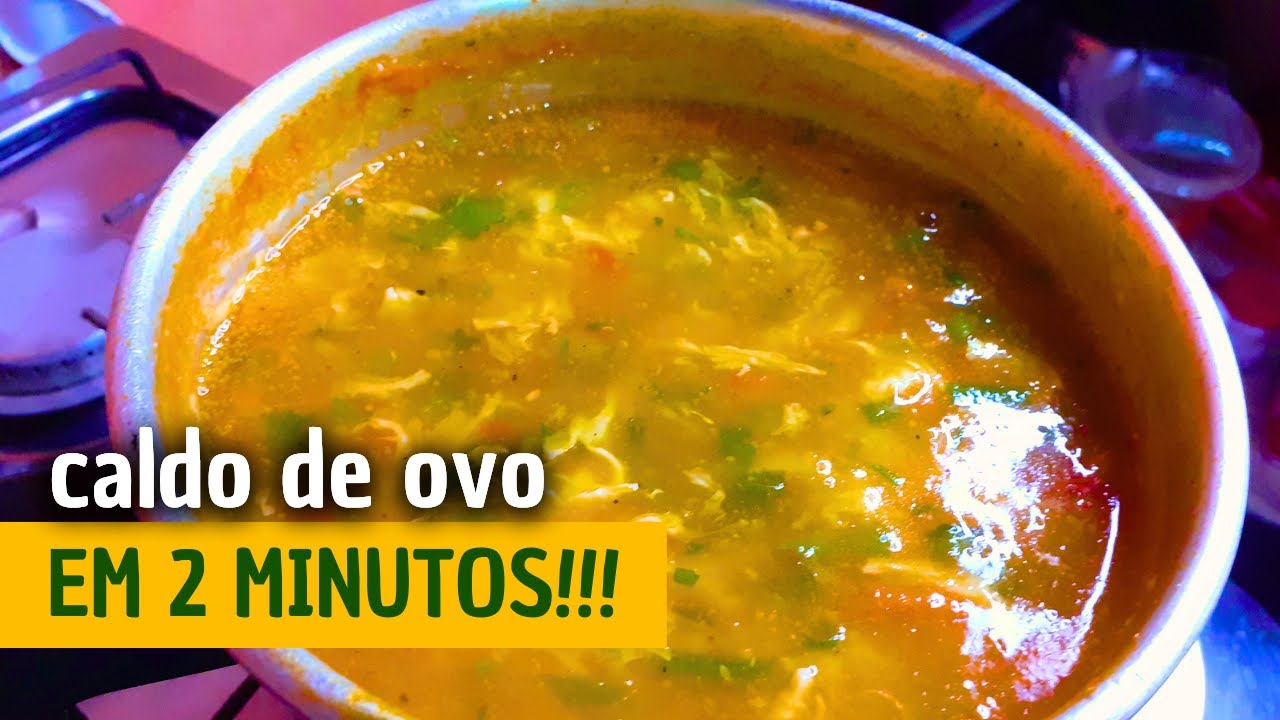 Como Fazer Caldo de Ovo: Receita Simples, R&aacute;pida e Deliciosa!😋