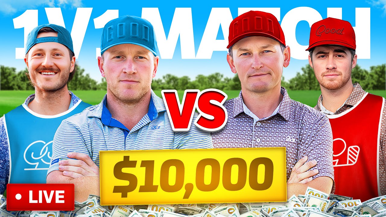 🔴 LIVE $10,000 Match | Who’s the Best YouTube Golfer?