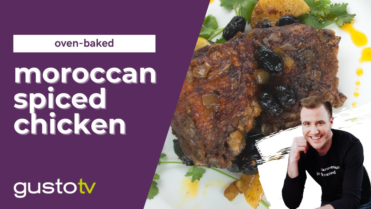 Oven-Baked Moroccan-Spiced Chicken Thighs | A is for Apple