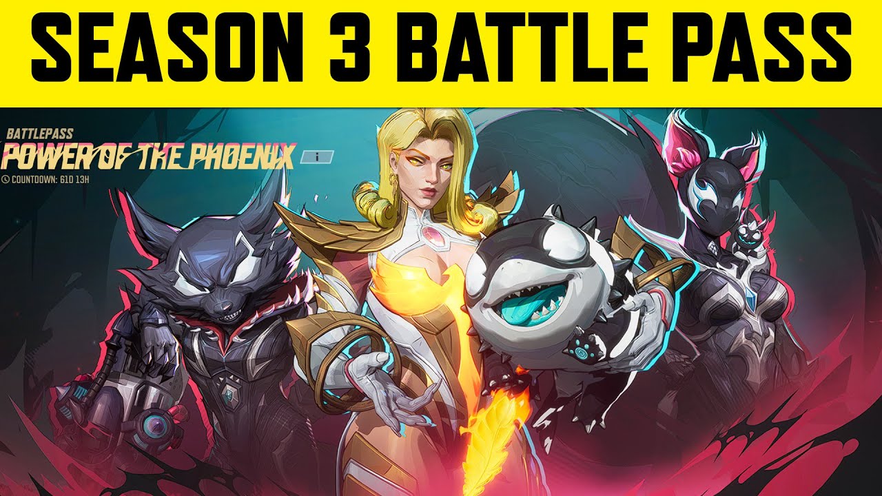 Marvel Rivals Season 3 Battle Pass Showcase! (ALL MVPS, Emotes, Sound Effects)