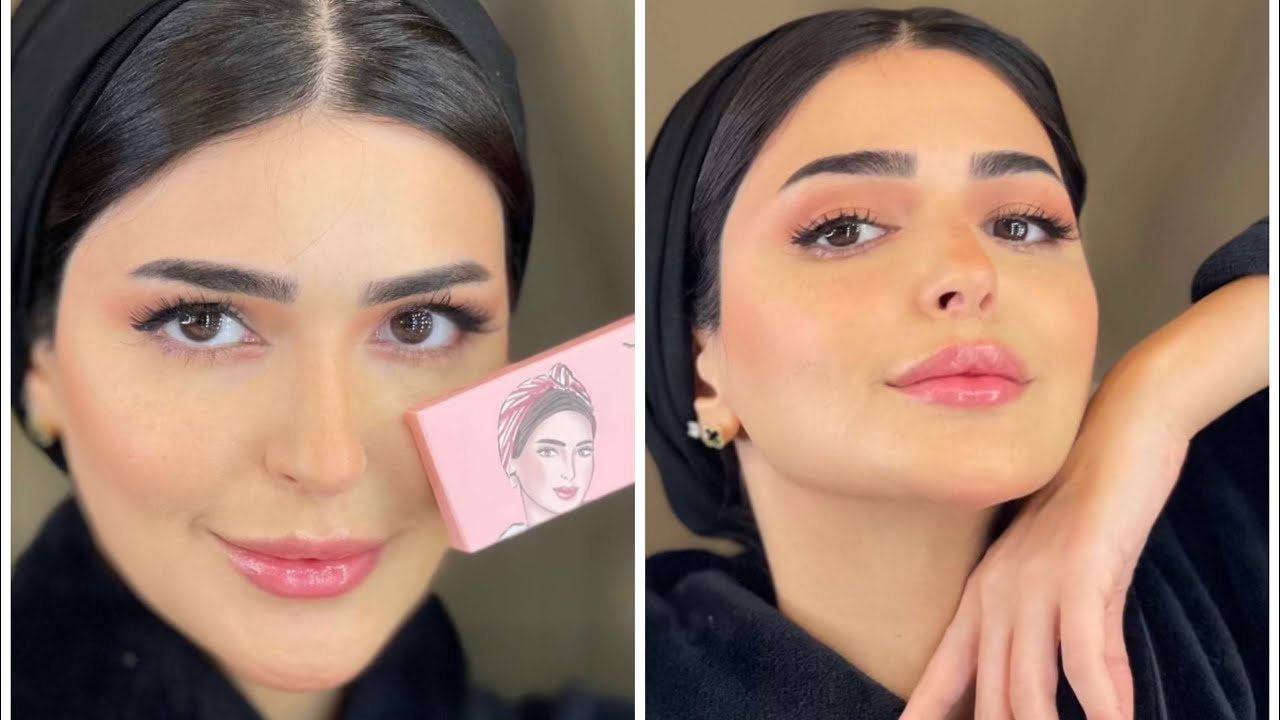 ميك اب تتوريال عنابي خفيف مع ايلاينر | سناب حنين الصيفي