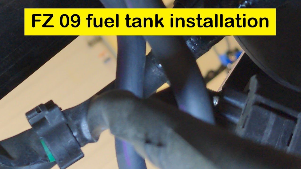 fuel tank installation Yamaha FZ-09/MT-09 2014 2015 2016