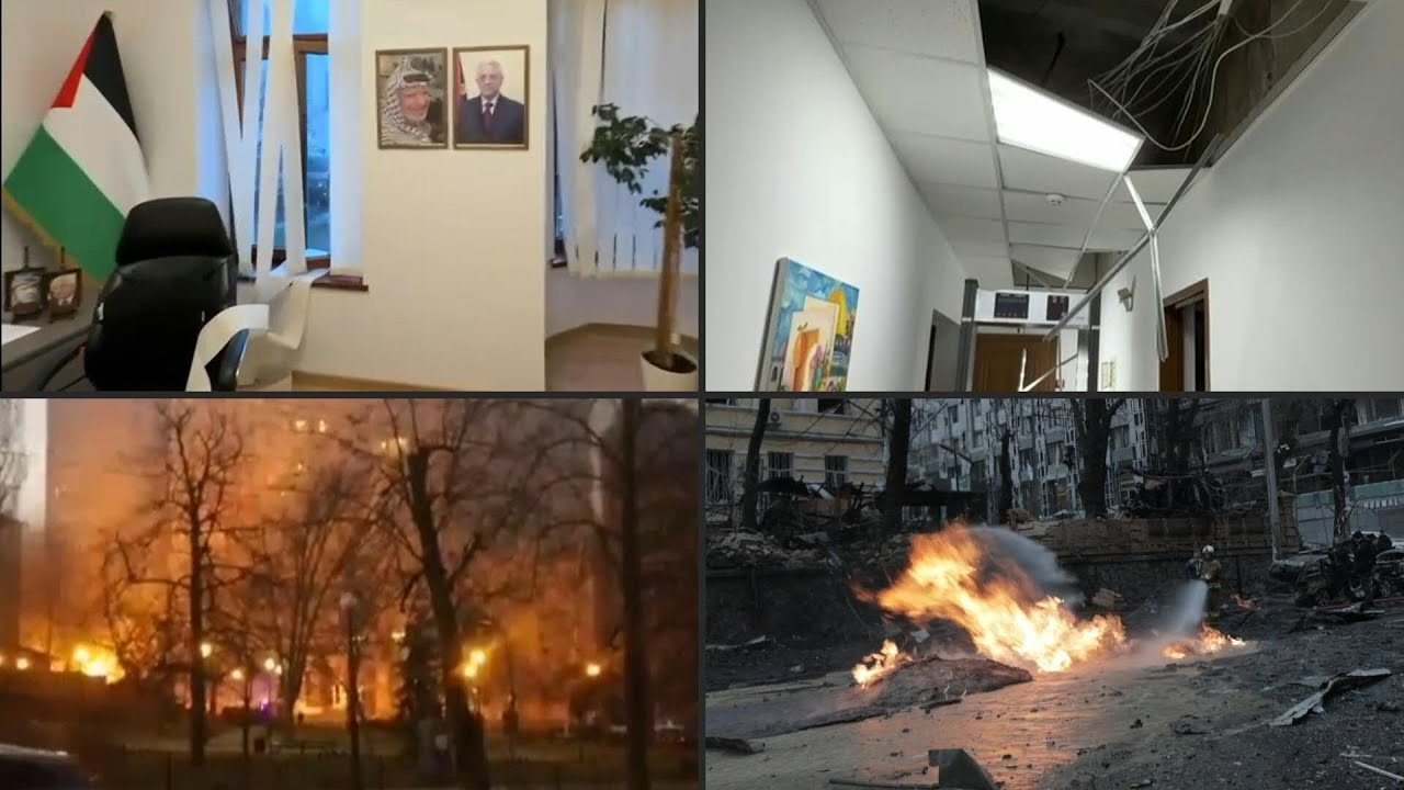 Bombardeio russo em Kiev deixa um morto e atinge v&aacute;rias miss&otilde;es diplom&aacute;ticas | AFP