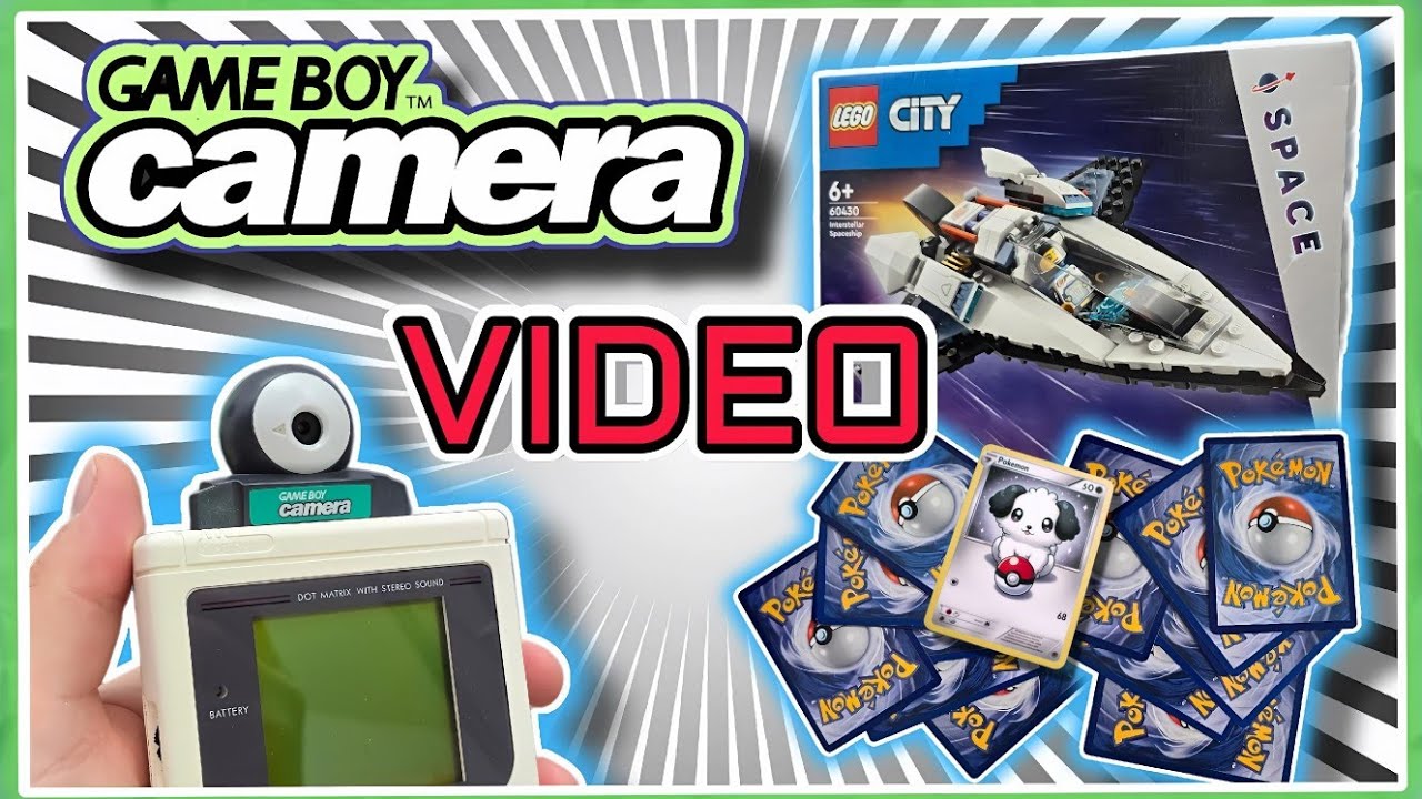 GAMEBOY KAMERA YOUTUBE Video, Pokémon Karten Raten, Mega Lego Set & Pitti
