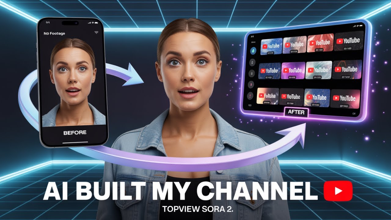 I Tested TopView AI to Build a Complete YouTube Channel Without Filming... (TopView Sora 2)