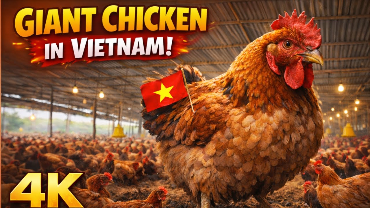 Inside a Vietnamese Chicken Farm | From Chicks to Daily Care