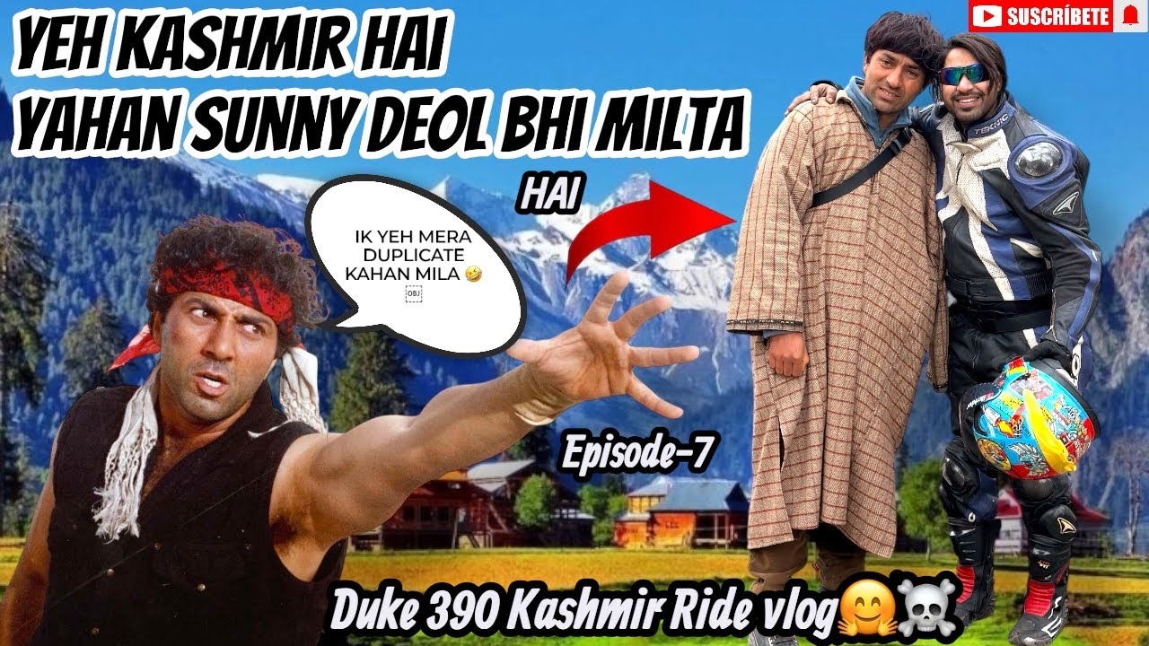 Yeh Kashmir Hai bhai😱 Yahan Sunny Deval Bhi Milta Hai🇮🇳🤗