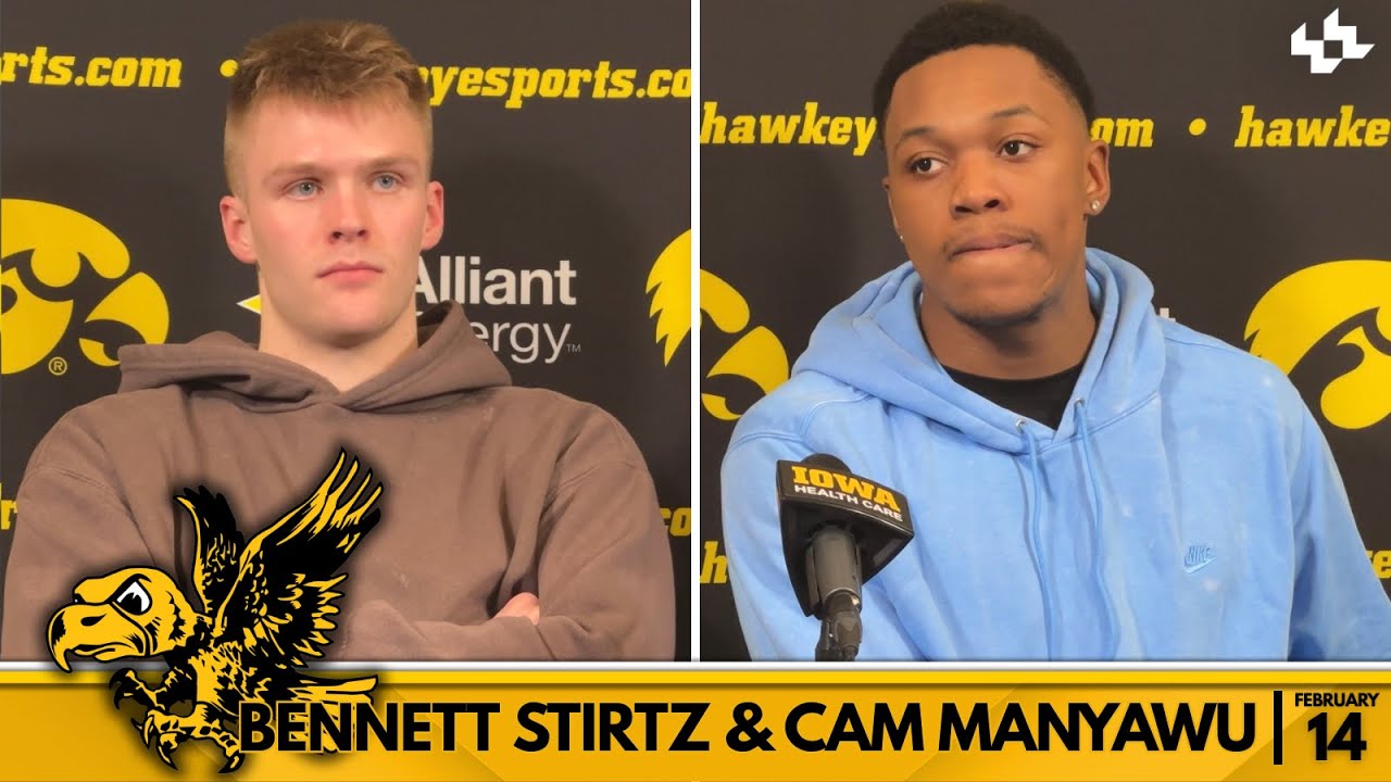 Bennett Stirtz & Cam Manyawu - Purdue | Iowa Men's Basketball | Feb. 14