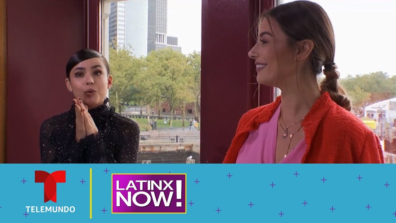 Sofía Carson nos mostró uno de sus talentos ocultos en Nueva York | Latinx Now! | Entretenimiento