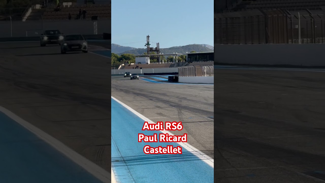Audi RS6 sur circuit Paul Ricard du Castellet AudiDrivingExperience 12/11/2023
