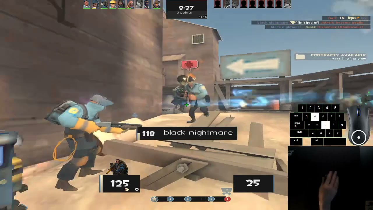 ETF2L AIMBOT BANNED SNIPER POV Upward VVV vs Feila