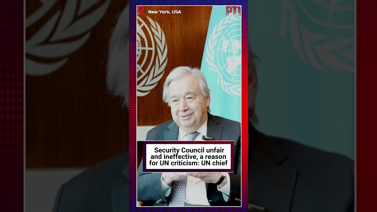 Security Council unfair and ineffective, a reason for UN criticism: UN chief