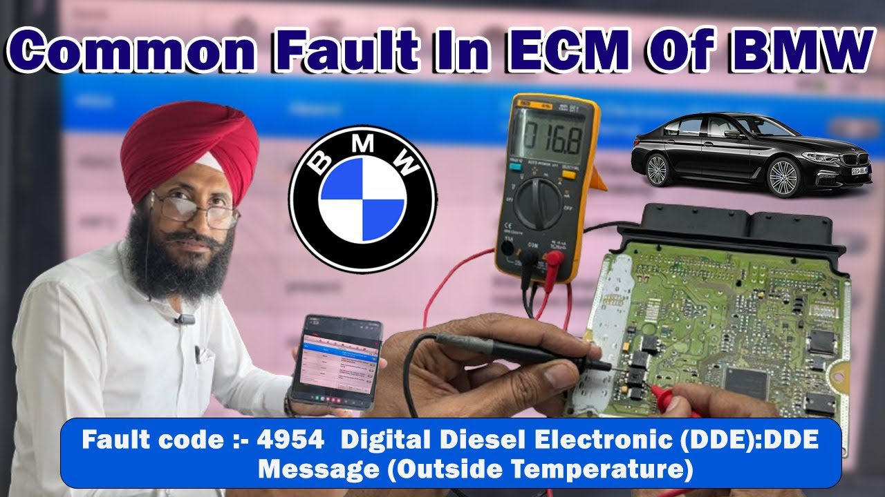 🚗 Common ECM Fault in BMW Cars 🛠#BMWECMFault #ECMRepair #BMWMaintenance #CarECM