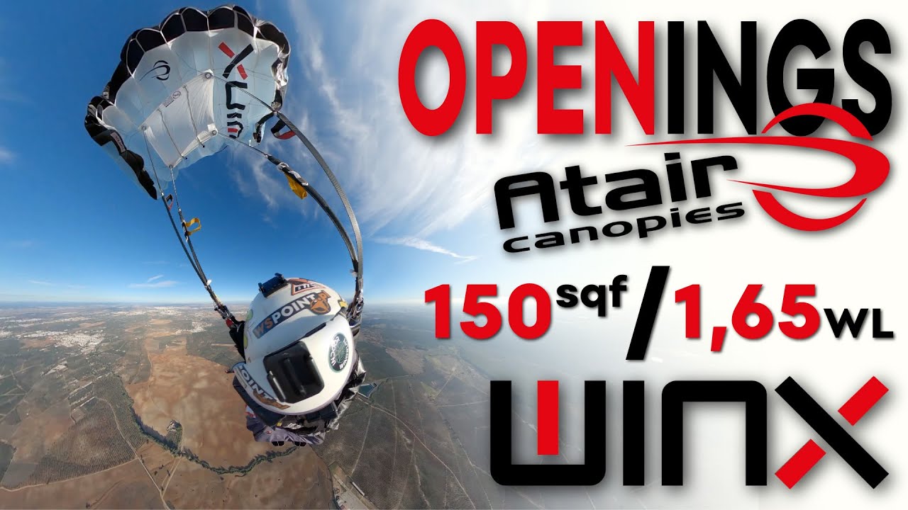 Atair Winx Hybrid 150sqf - Wingsuit Openings