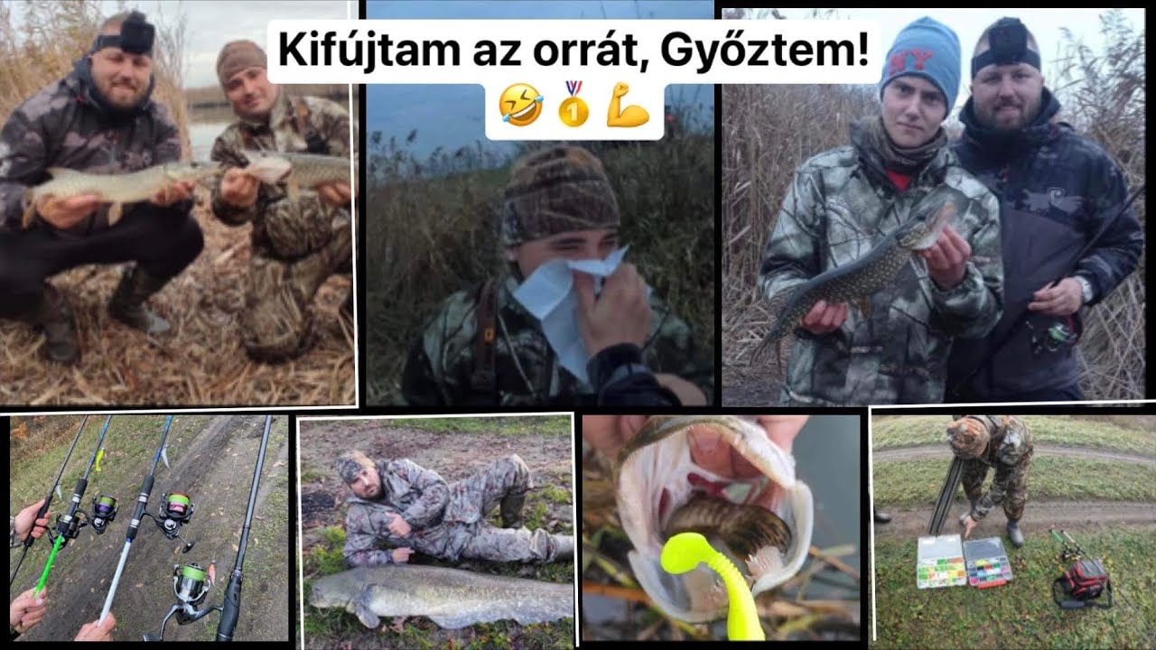 Egy napnyi pergető horgászat Derzsi Józseffel a Nagykunságin. Kifújtam az orrát😂🤫 📽️kisfilm.