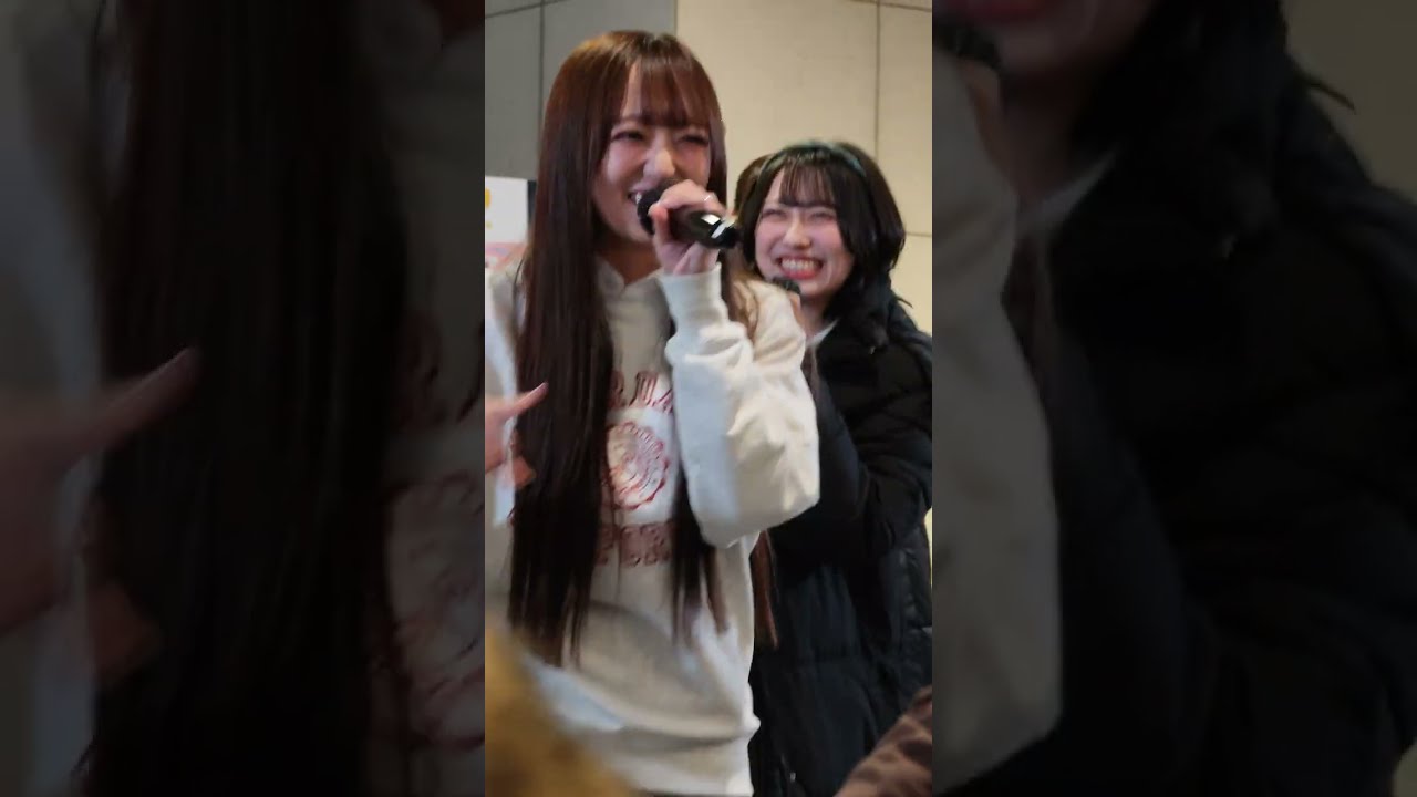 2026-01-18 ラフ×ラフ「わたしファンファーレ」リリース記念イベント＠汐留シオサイト地下歩道　公開リハその２　「恋って線香花火みたい ～ニセ取材に本気で答えた恋の歌～」「かわいいスイッチ」
