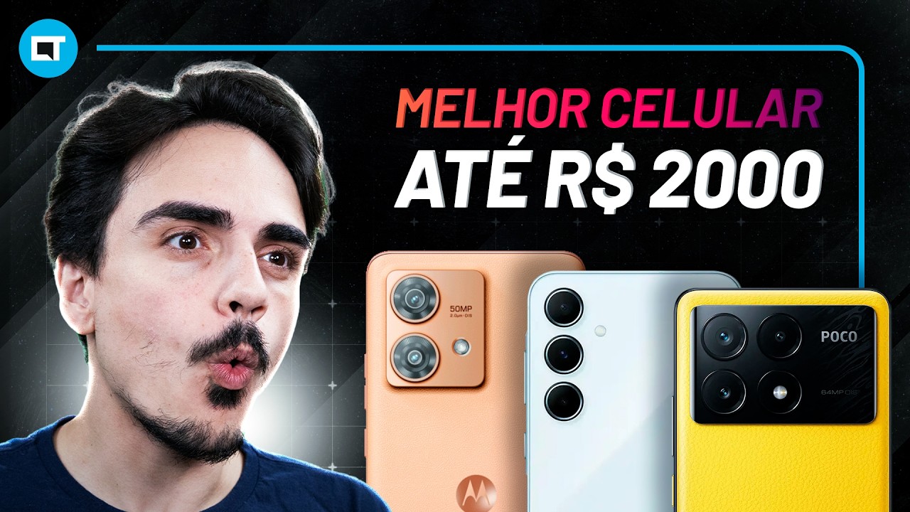 Melhor Celular até R$ 2000 | Poco X6 PRO - Motorola Edge 40 Neo - Samsung Galaxy A55