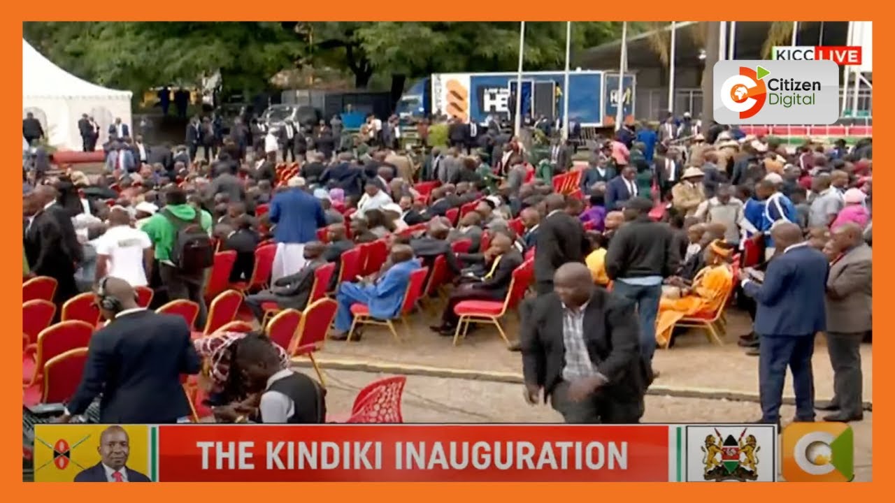 Kenyans flock KICC for Prof. Kithure Kindiki swearing-in as deputy president