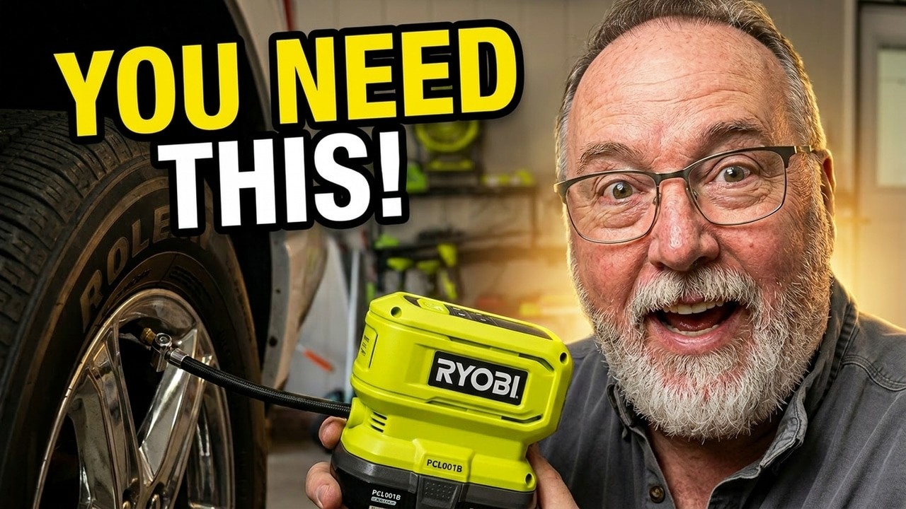 You Need This Ryobi Tire Inflator PCL001B